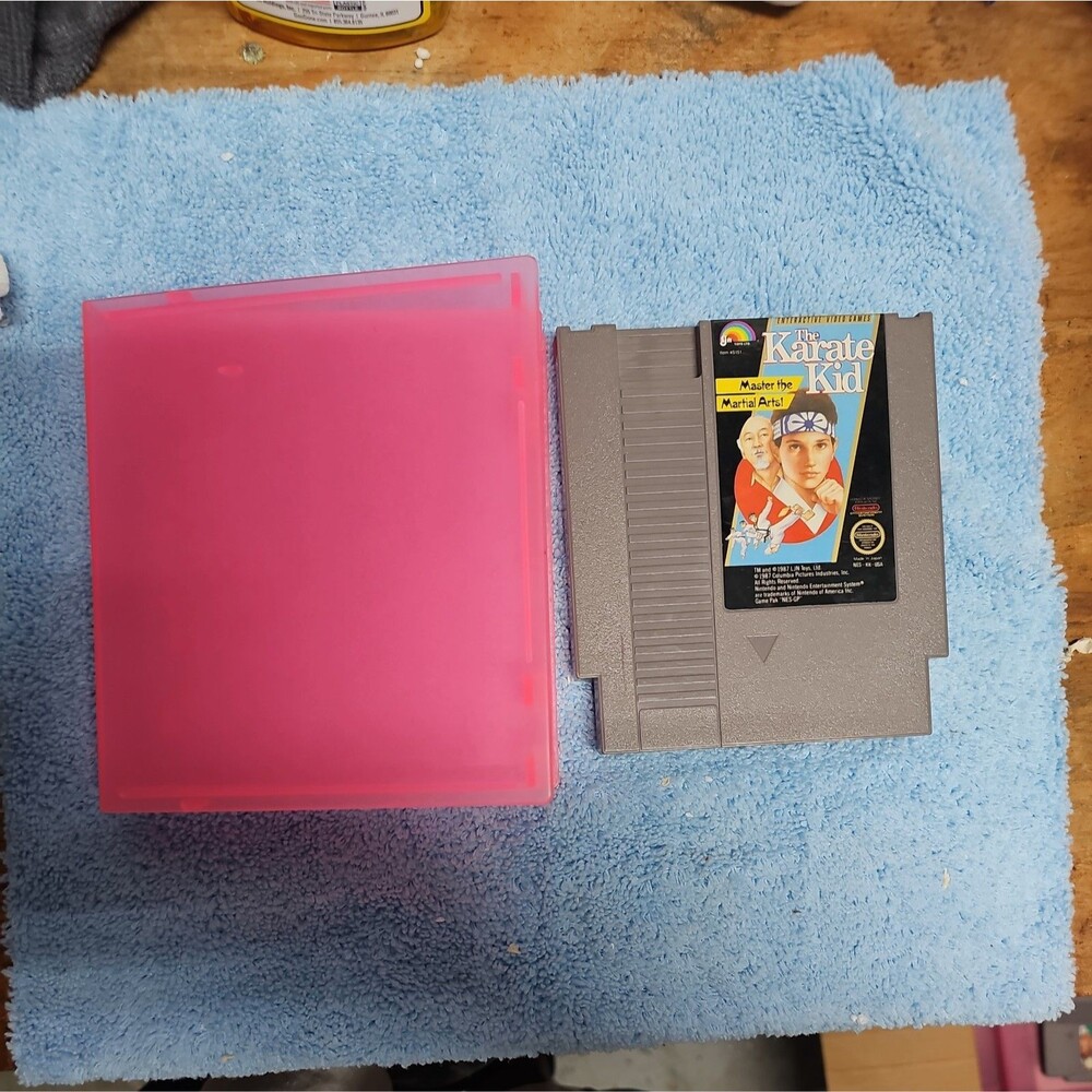 Karate Kid NES  1987 Nintendo Entertainment System & Case - UNTESTED